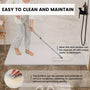 European-Style SMC Shower Base with Anti-Slip Design in Black or White