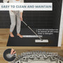 Durable SMC Composite Shower Base Pan with Center Drain in Black & White