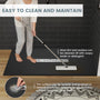 Durable SMC Composite Shower Base Pan with Center Drain in Black & White