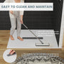 Durable SMC Composite Shower Base Pan with Center Drain in Black & White