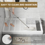 48"x32" SMC Shower Base with Anti-Slip Textured Floor & Easy Install