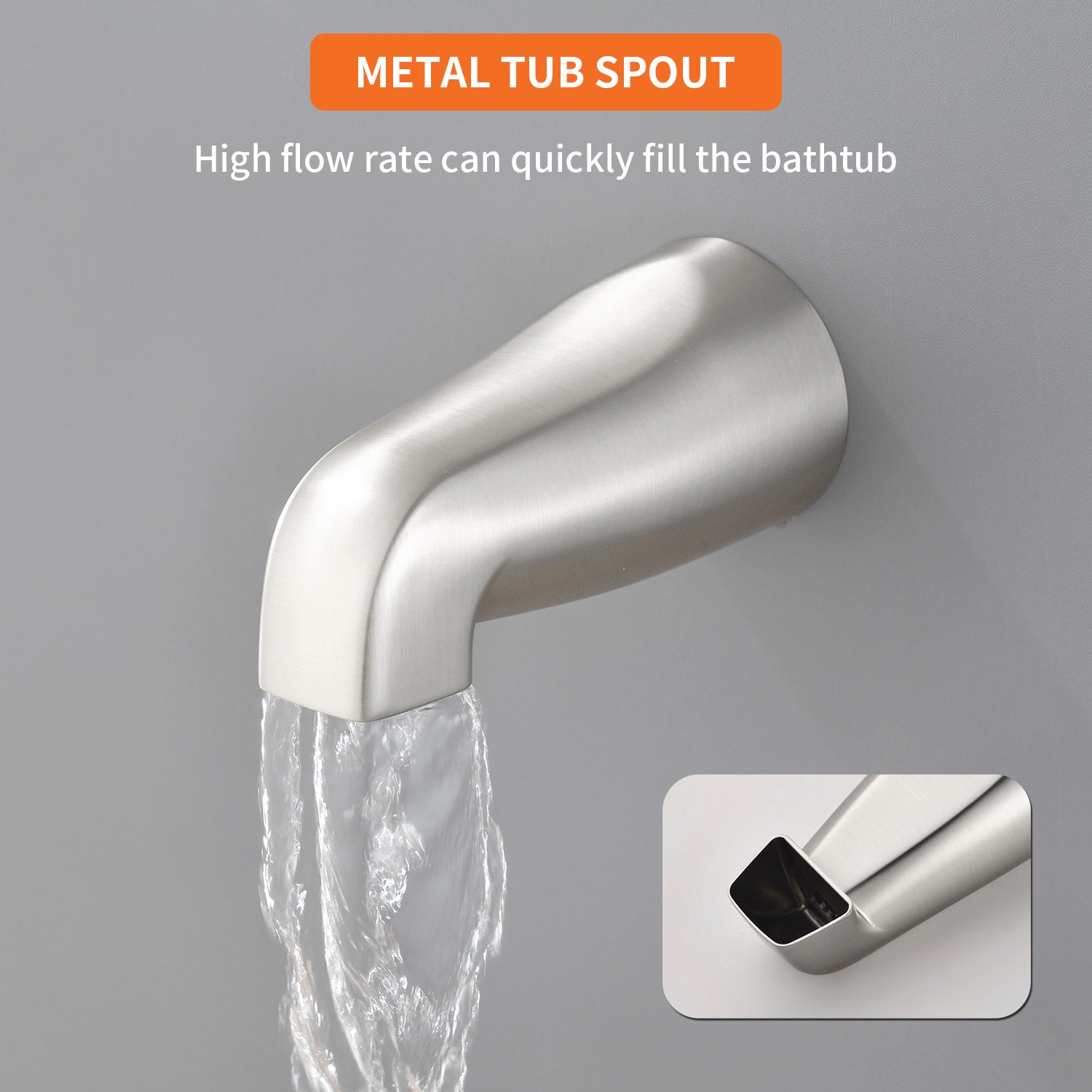 3-Handle Shower Faucet with 10-Function Handheld Shower in Brushed Nickel