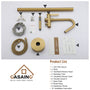 Freestanding Single-Handle Bathtub Faucet with Hand Shower
