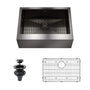 30"/33"/36" Premium 304 Stainless Steel Sink with PVD Finish with Quick Drainage & Silent Noise Reduction, Easy to Clean & Stylish