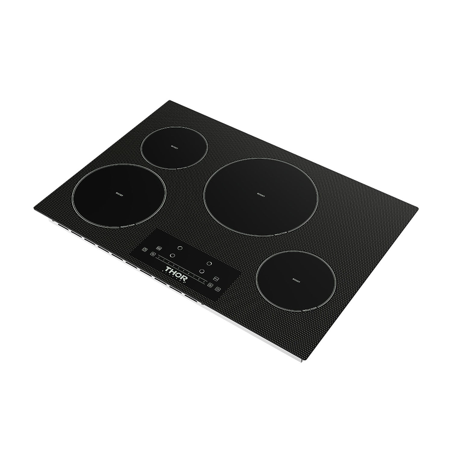 30/36-Inch 4/5-Element Induction Cooktop in Black with Touch Controls