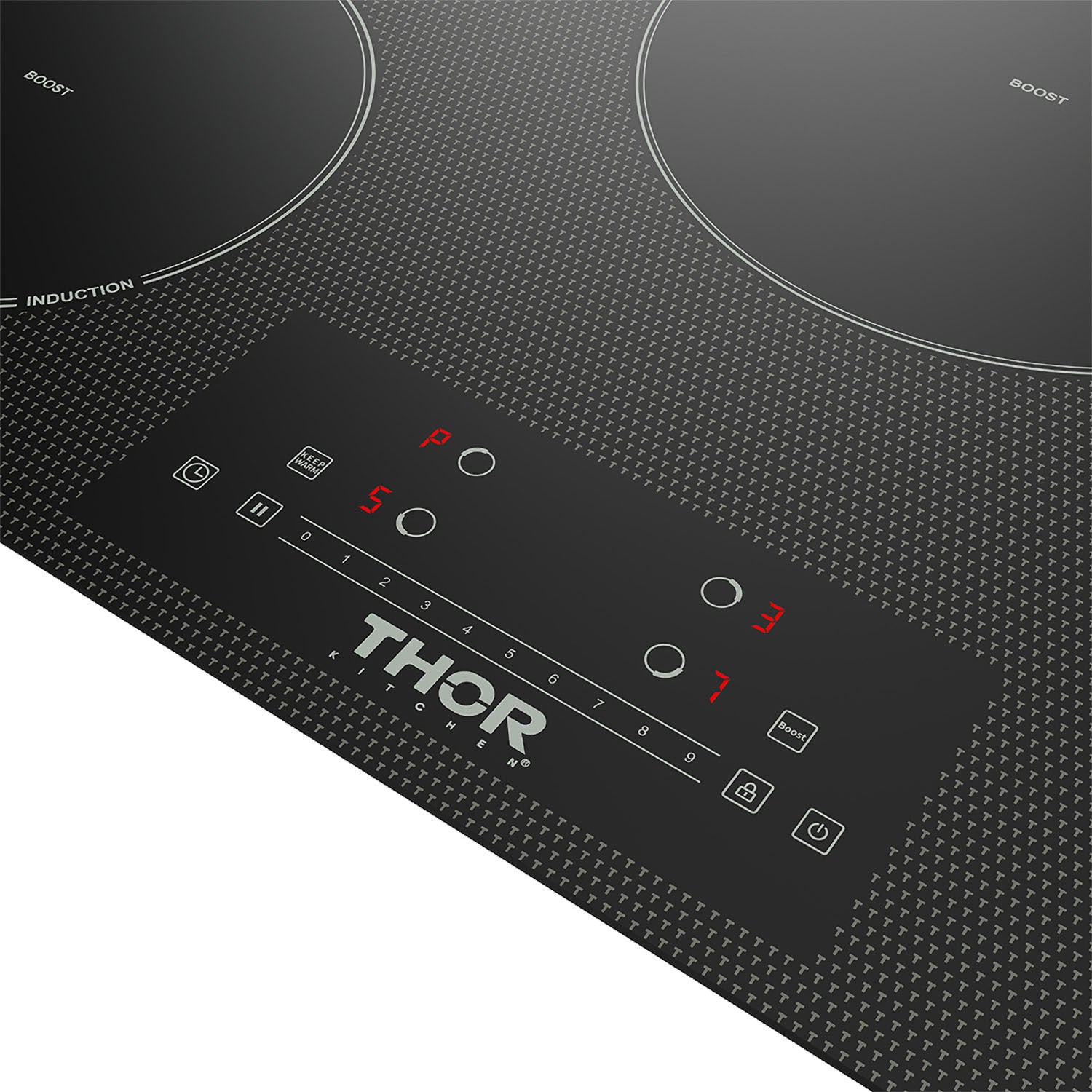 30/36-Inch 4/5-Element Induction Cooktop in Black with Touch Controls