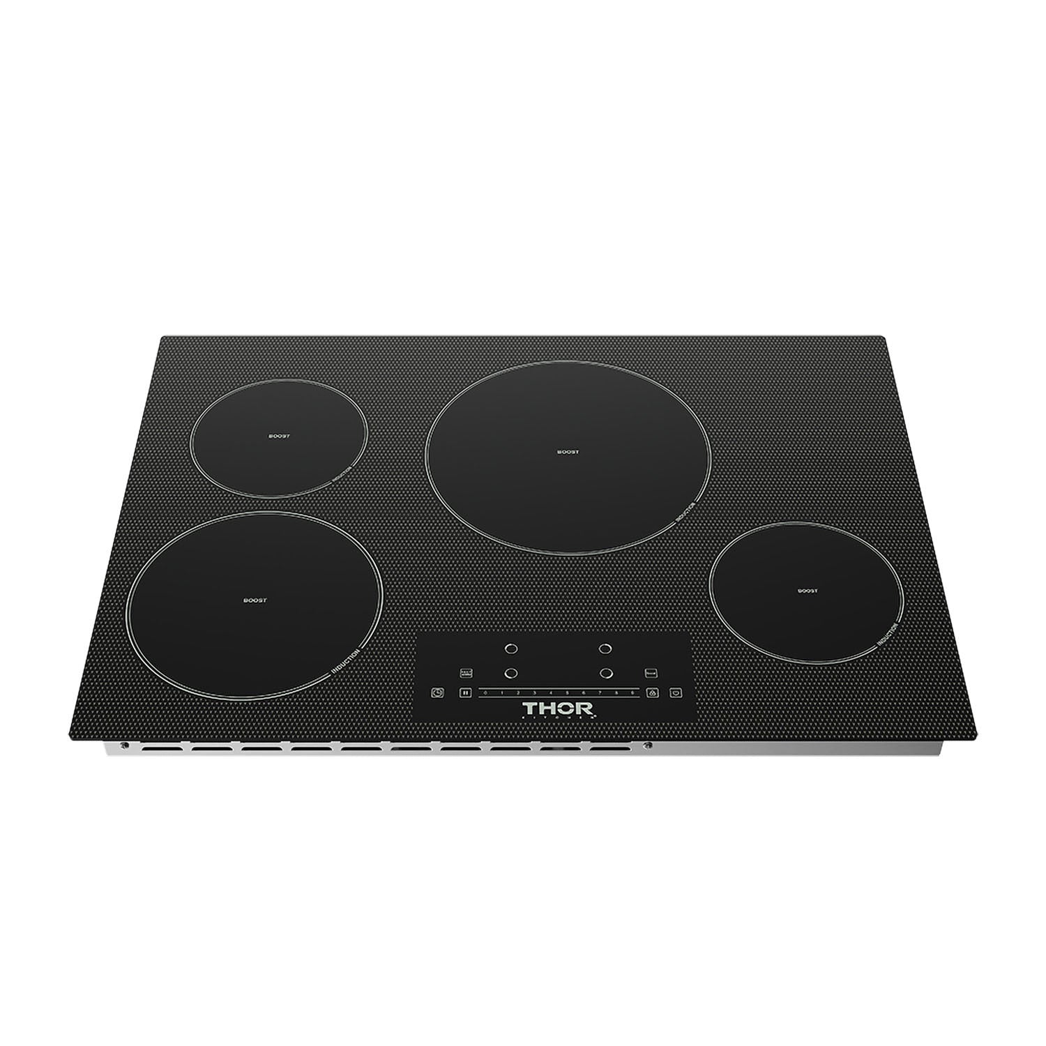 30/36-Inch 4/5-Element Induction Cooktop in Black with Touch Controls