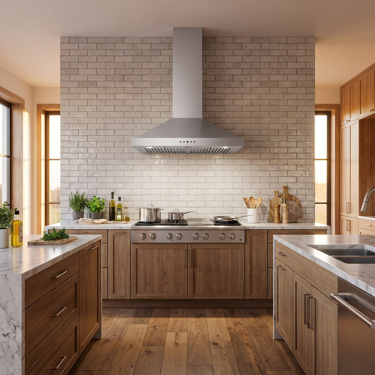 30/36-Inch Wall Mounted Chimney Range Hood with 350CFM