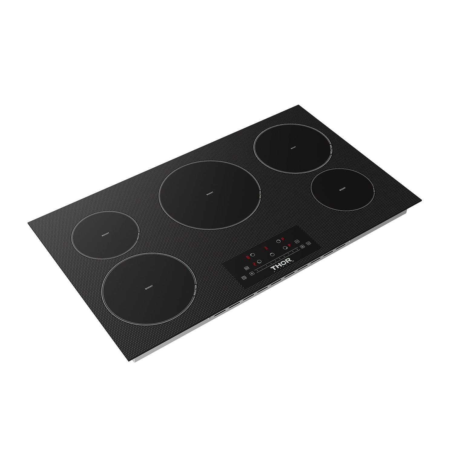 30/36-Inch 4/5-Element Induction Cooktop in Black with Touch Controls