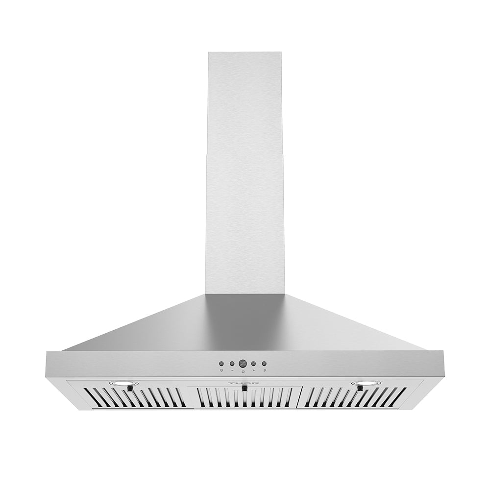 30/36-Inch Wall Mounted Chimney Range Hood with 350CFM