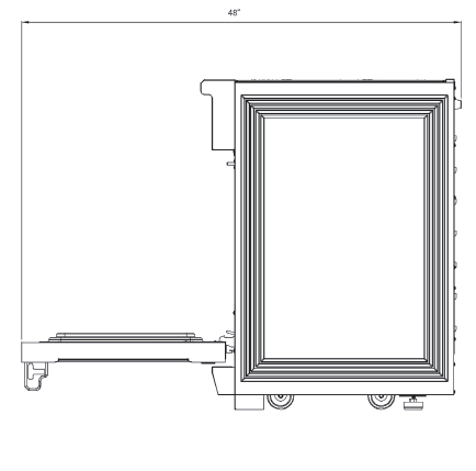 30/36 Inch X Series Professional Freestanding Induction Range