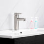 Casainc Brushed Nickel 1-Handle Commercial Freestanding Sink Faucet
