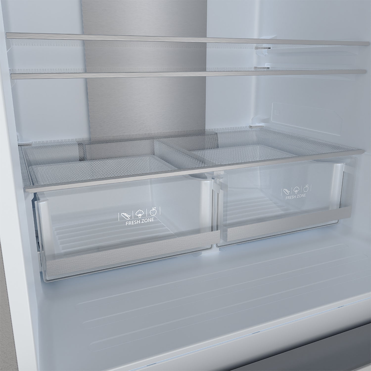 30 Inch Bottom Freezer Refrigerator in Stainless Steel