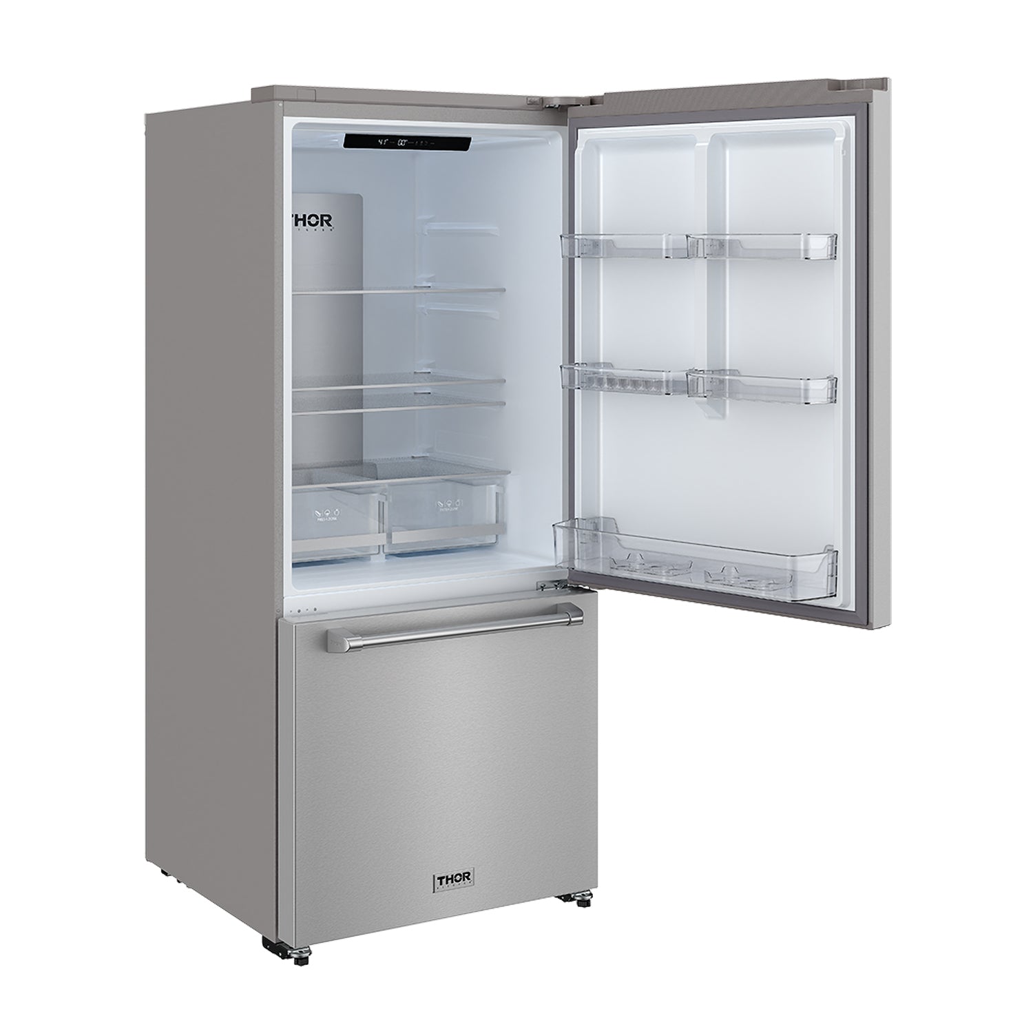 30 Inch Bottom Freezer Refrigerator in Stainless Steel
