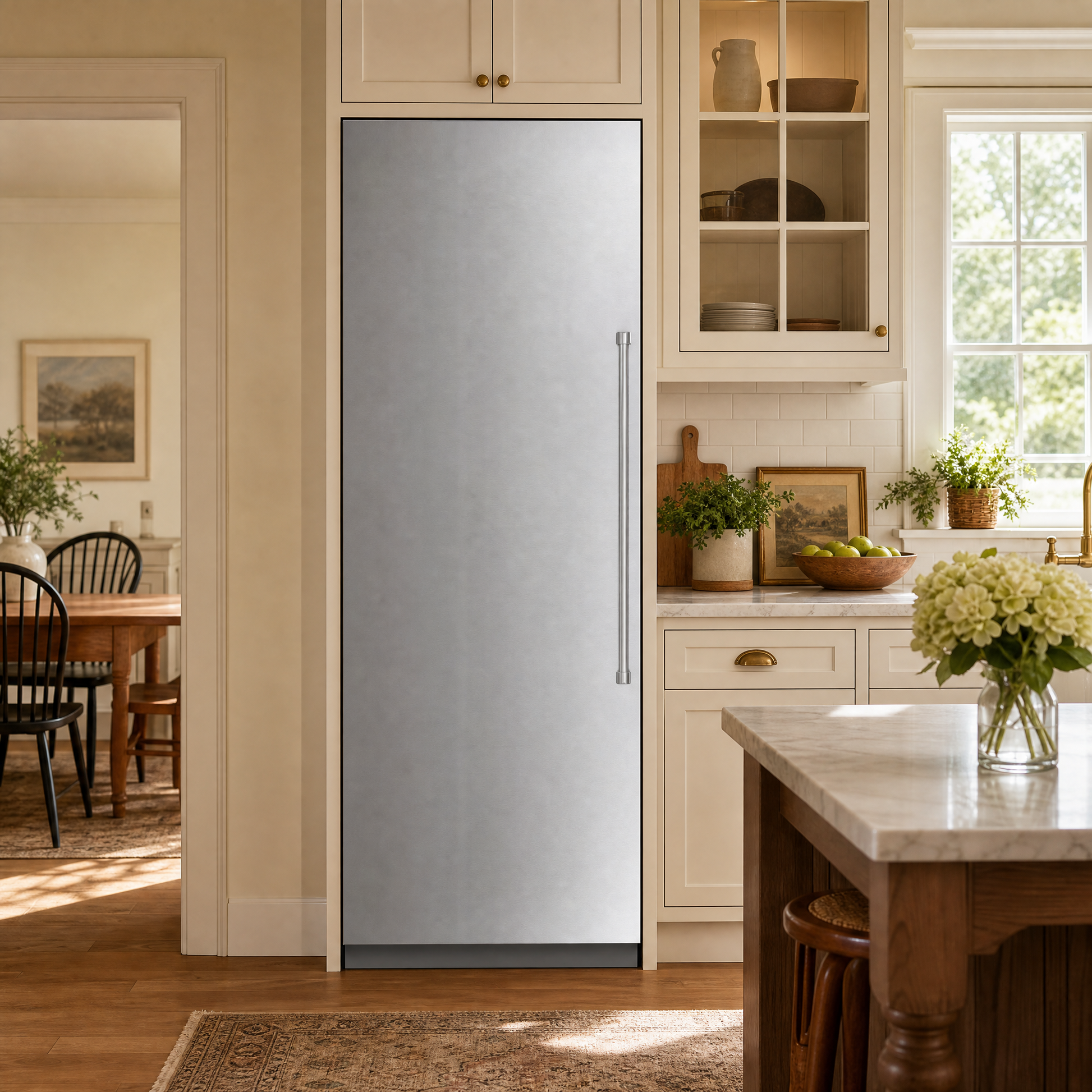 30 Inch Built-in Refrigerator Column, Panel Ready