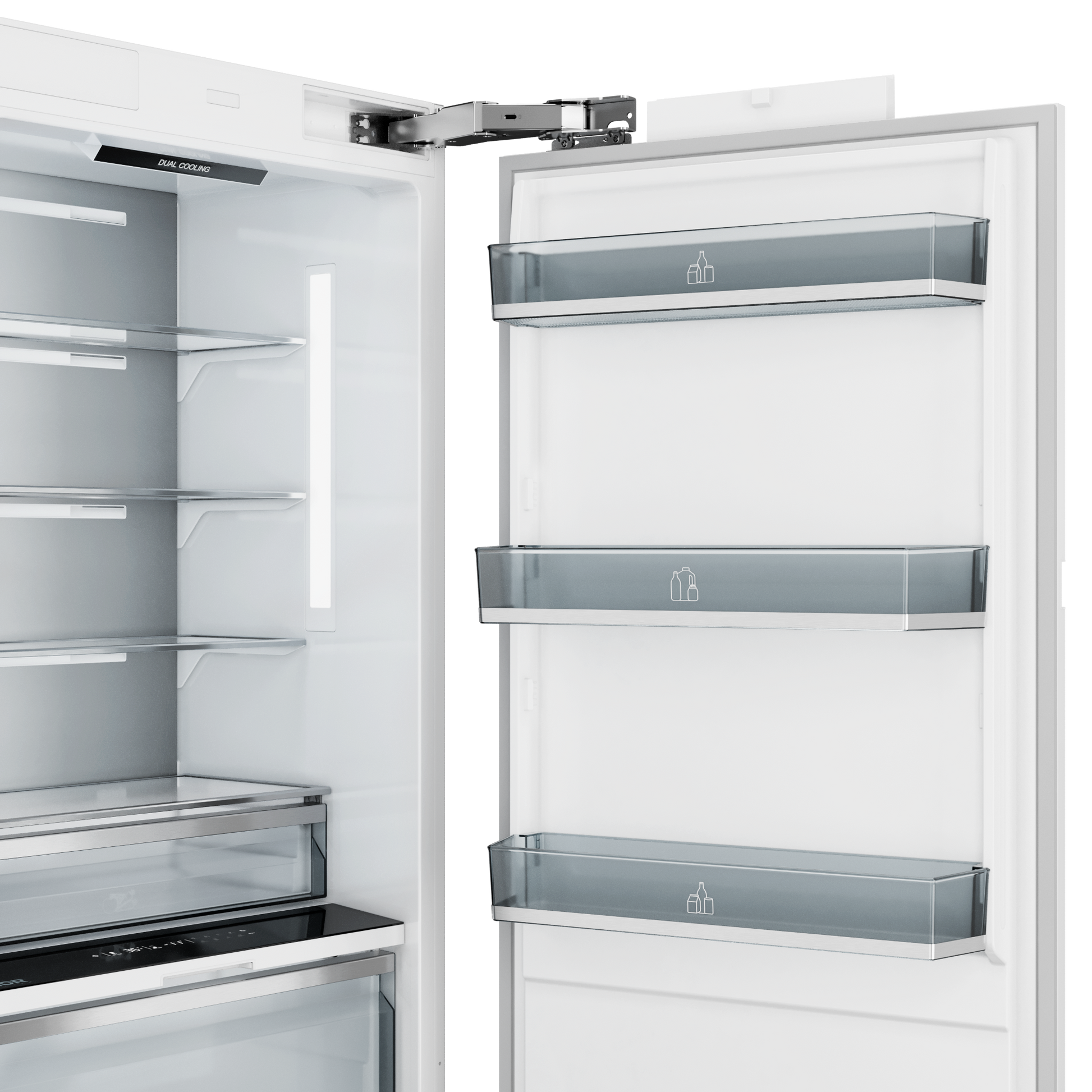 30 Inch Built-in Refrigerator Column, Panel Ready
