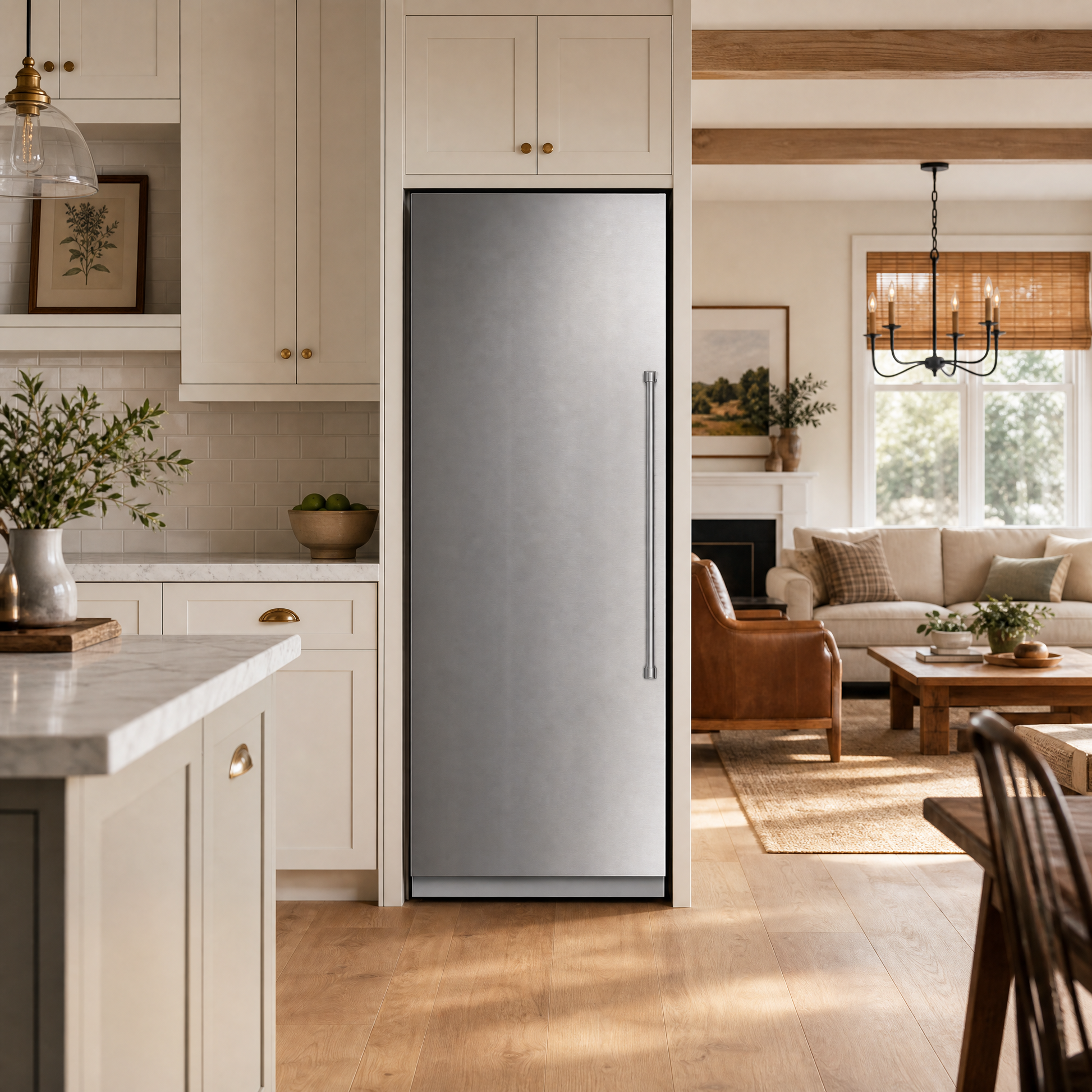 30 Inch Built-in Refrigerator Column, Panel Ready