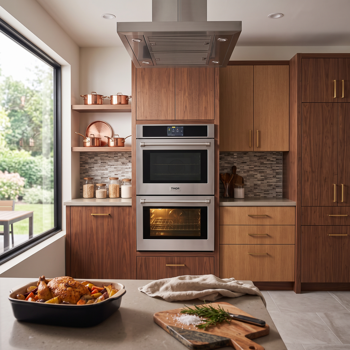 30 Inch Professional Electric Double Wall Oven, Self Clean