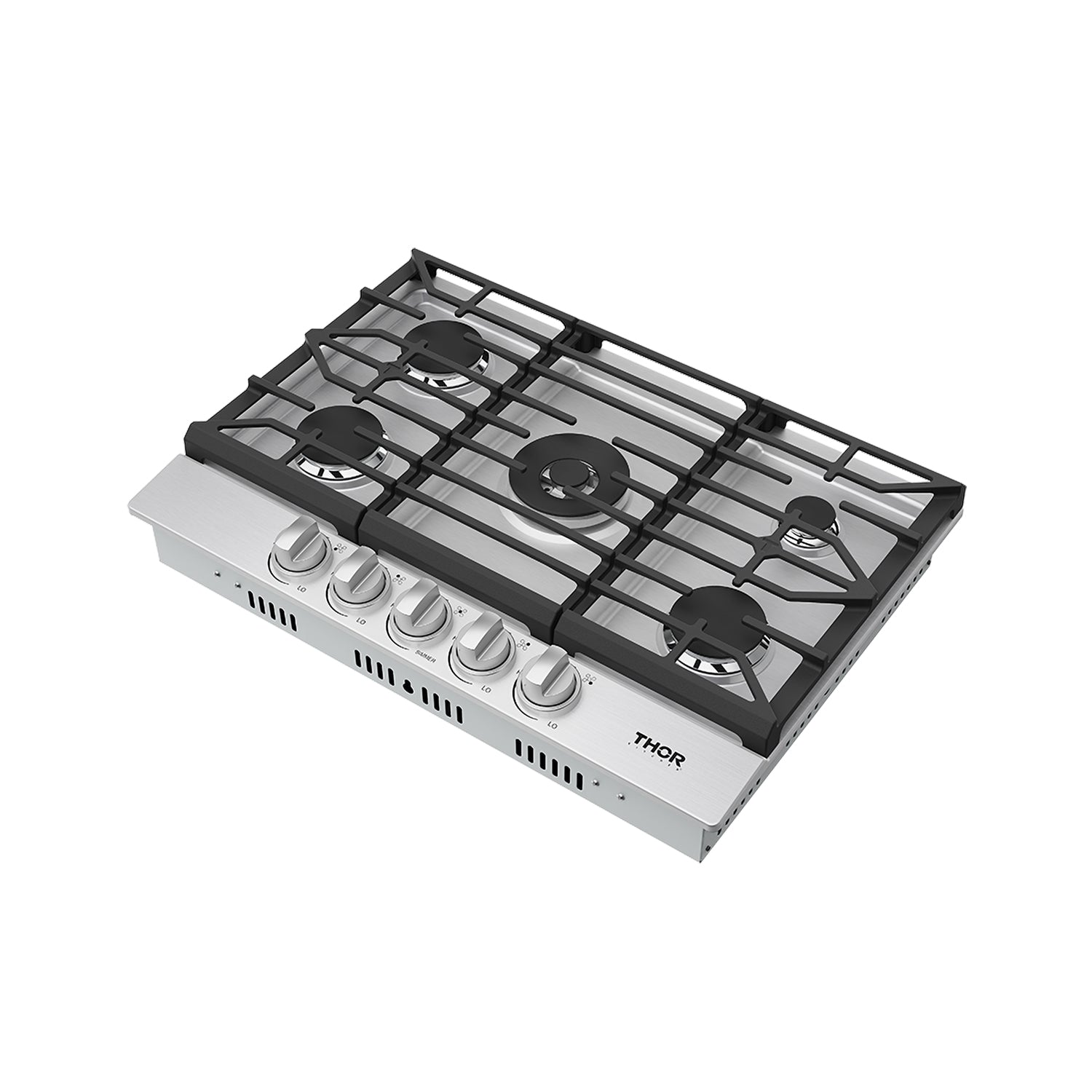 30 Inch Professional Gas Cooktop in Stainless Steel