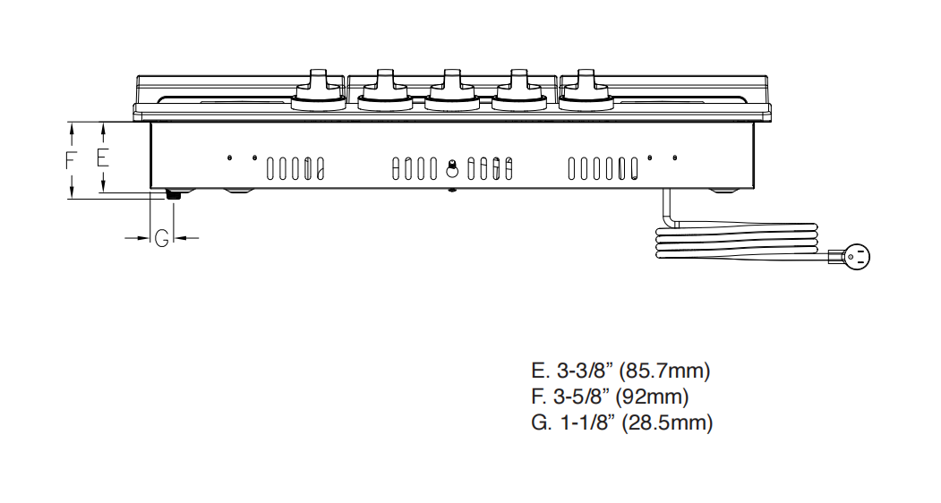 30 Inch Professional Gas Cooktop in Stainless Steel