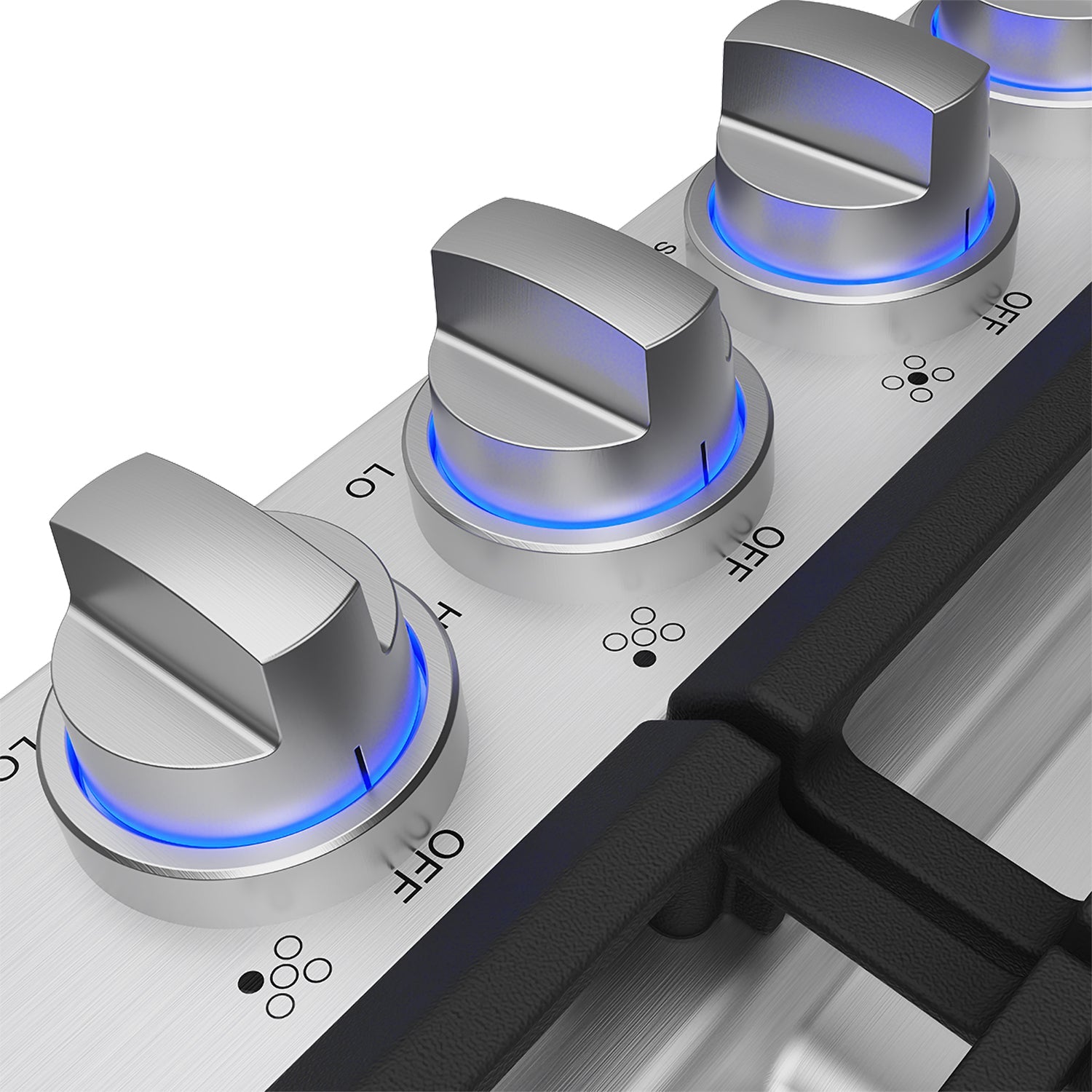 30 Inch Professional Gas Cooktop in Stainless Steel
