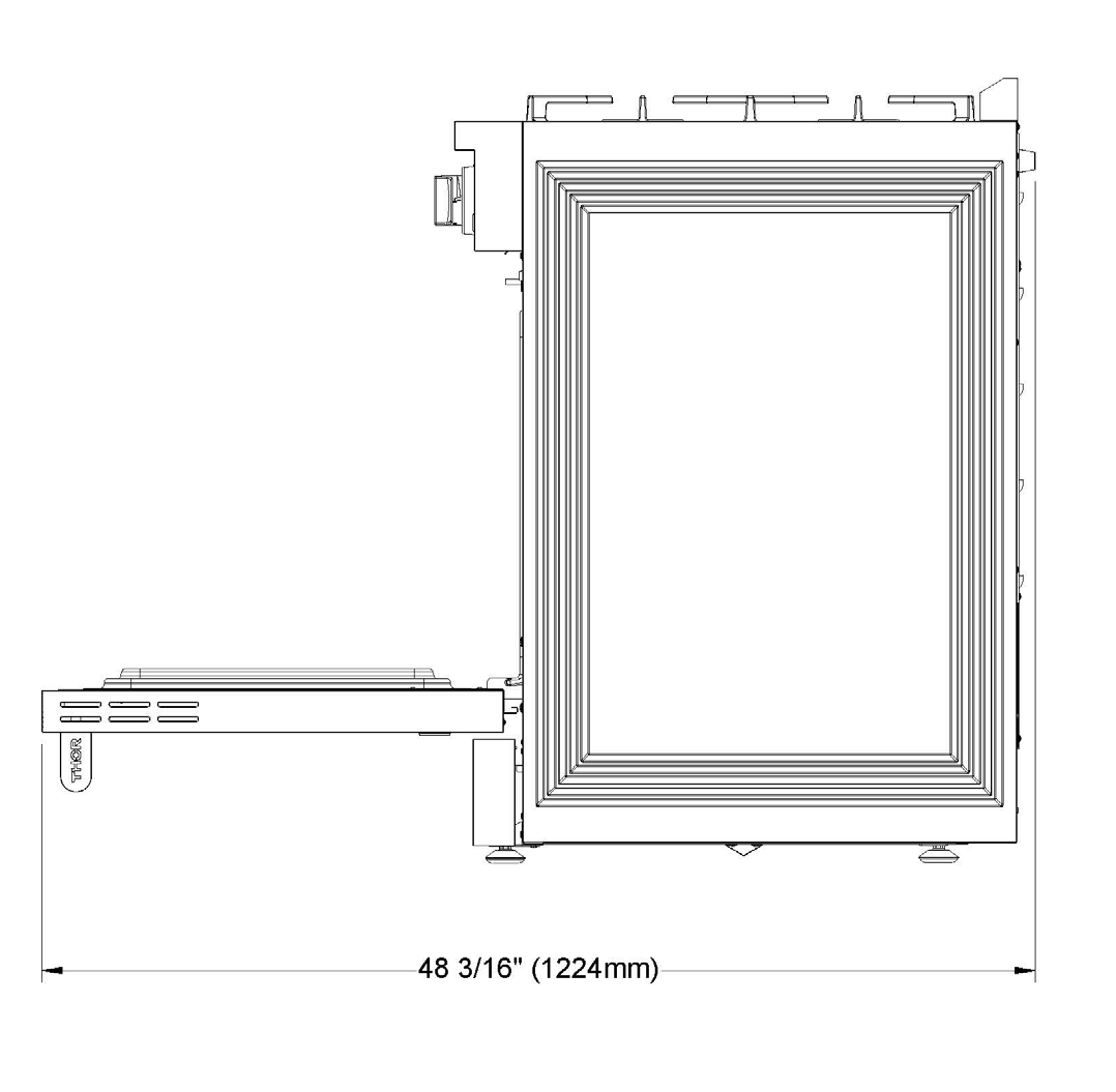 30 Inch S Series Professional Freestanding Gas Range