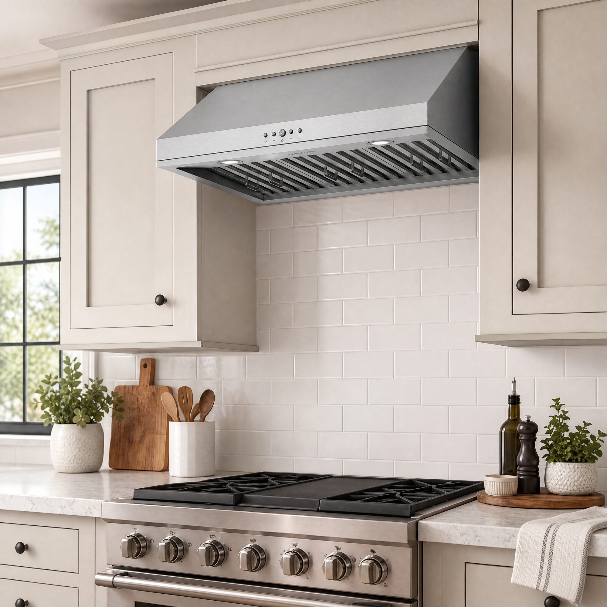 30 Inch Under Mounted Range Hood with 480 CFM