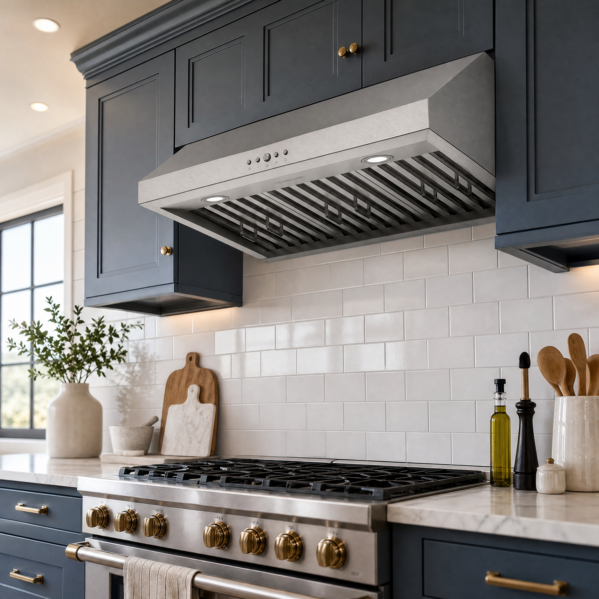 30 Inch Under Mounted Range Hood with 480 CFM