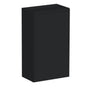 Slim Ebony Black Shaker RTA 9"-21"W x 30"/36"/42"H x 12"D 15-Size Single Door Standard Wall Cabinet