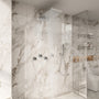 22" Wall-Mount Thermostatic Shower System with 64-Color LED & Built-In Music