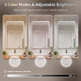Contemporary Rectangular Aluminum Framed Bathroom LED Mirror