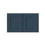 Cyber Grey RTA 24"-36"W x 12"D x 12"-24"H 17-Size Double Doors Short Wall Cabinet