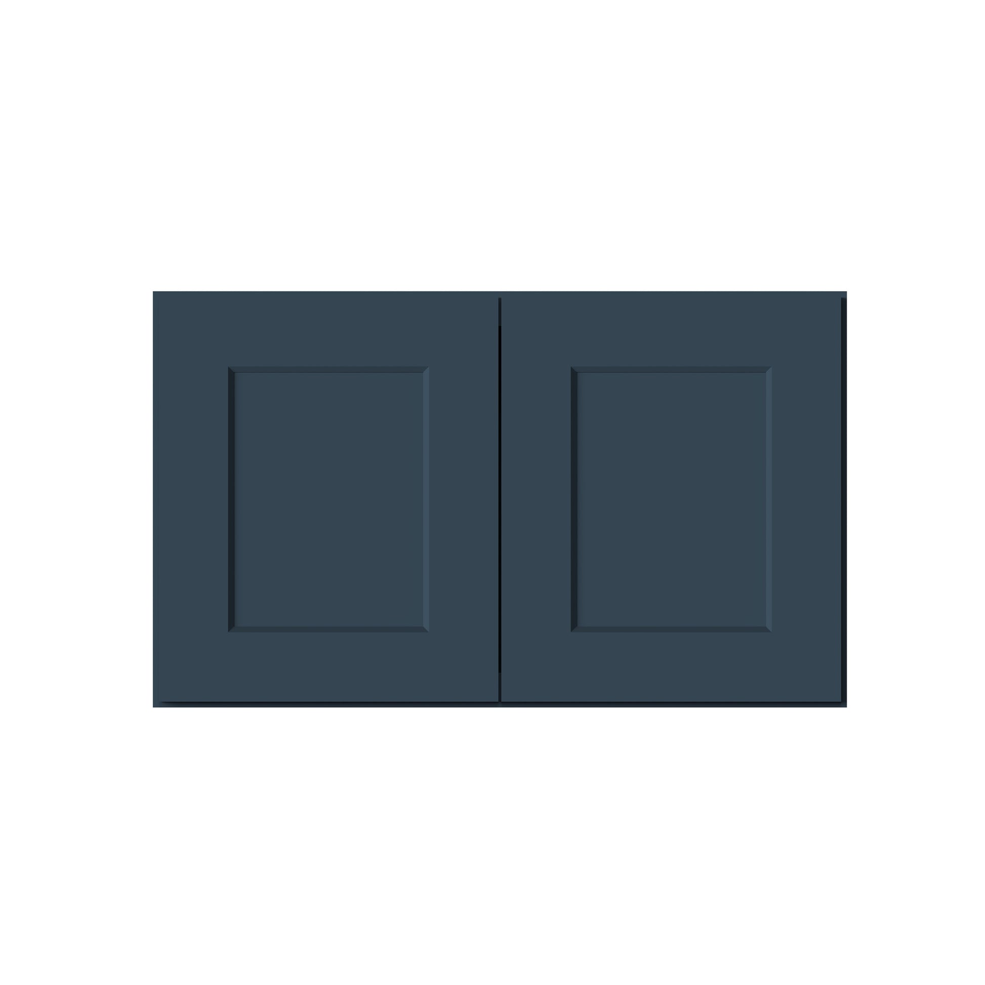 Cyber Grey RTA 24"-36"W x 12"D x 12"-24"H 17-Size Double Doors Short Wall Cabinet