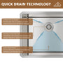 32" Premium Multi-Functional 304 Stainless Steel Design Kitchen Sink , Efficient Double Sink Design with Practical Accessories for Enduring Durability, Silent Operation 