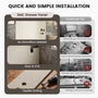 60"x36"x96" SMC Shower Wall Panels, Waterproof Grout-Free Shower Surround in 4 Finishes