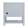 James Martin Breckenridge 30" Double Door Single Vanity Cabinet, Serenity Blue