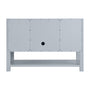 James Martin Breckenridge 48" Single Door Vanity Cabinet with Built in USB/120V Power Outlet, Serenity Blue
