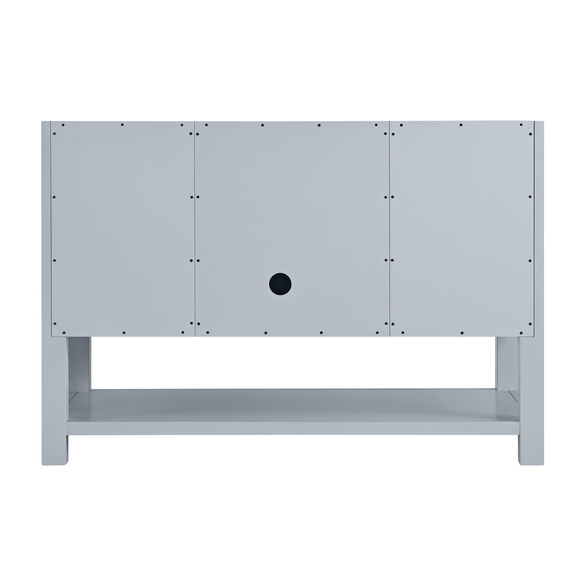 James Martin Breckenridge 48" Single Door Vanity Cabinet with Built in USB/120V Power Outlet, Serenity Blue