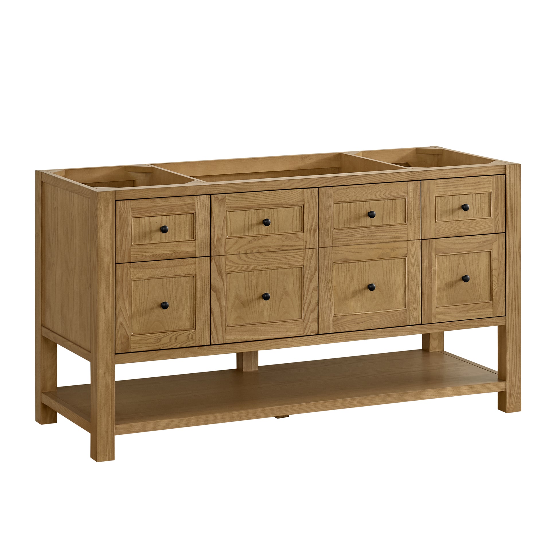 James Martin Breckenridge 60" Single Vanity Cabinet with Built-in USB/120V Power Outlet