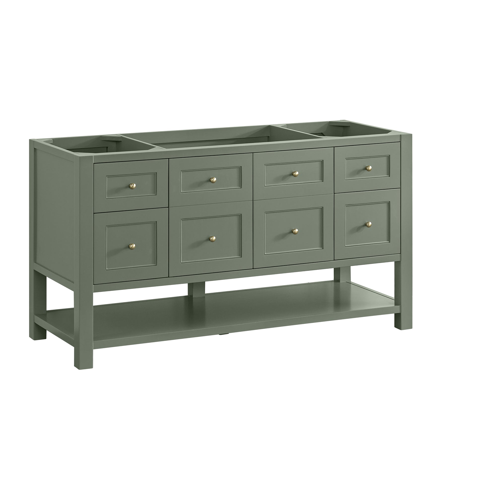 James Martin Breckenridge 60" Single Vanity Cabinet with Built-in USB/120V Power Outlet