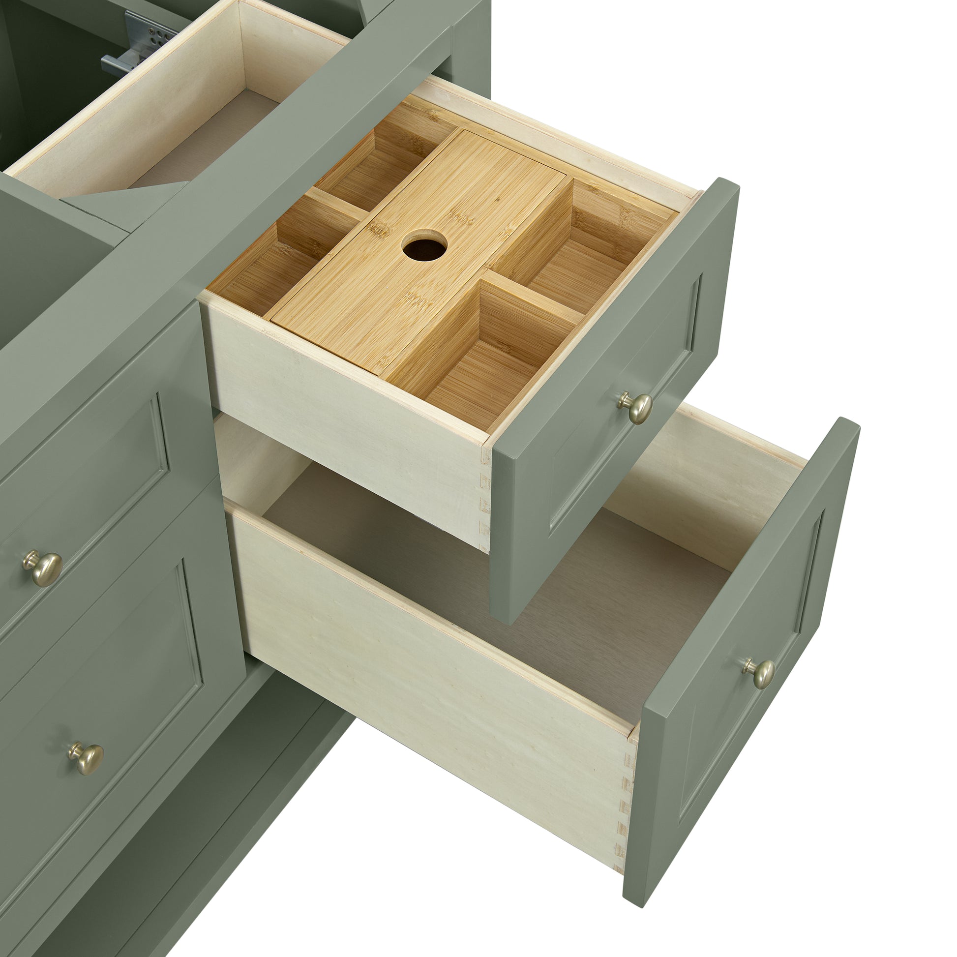 James Martin Breckenridge 60" Single Vanity Cabinet with Built-in USB/120V Power Outlet