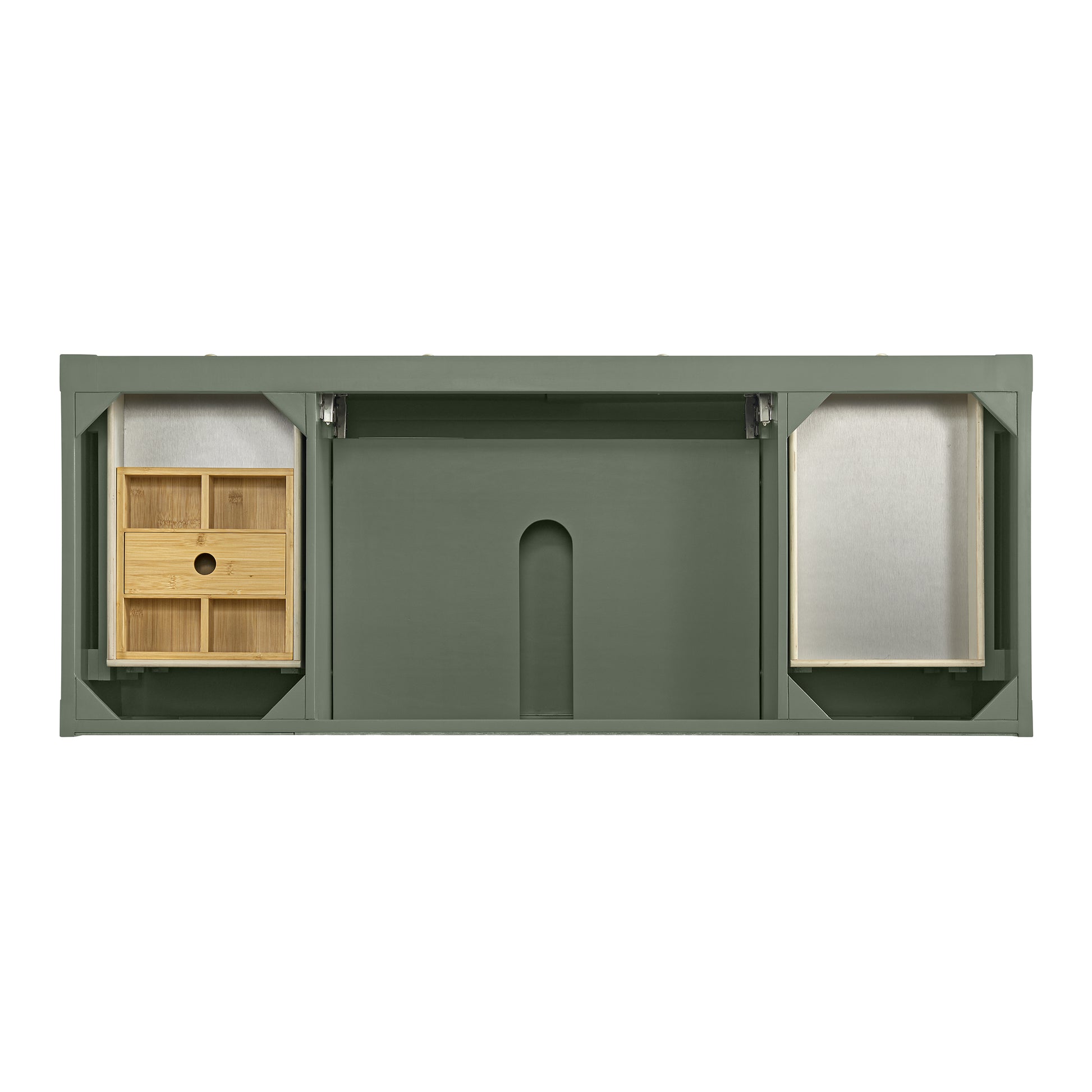 James Martin Breckenridge 60" Single Vanity Cabinet with Built-in USB/120V Power Outlet