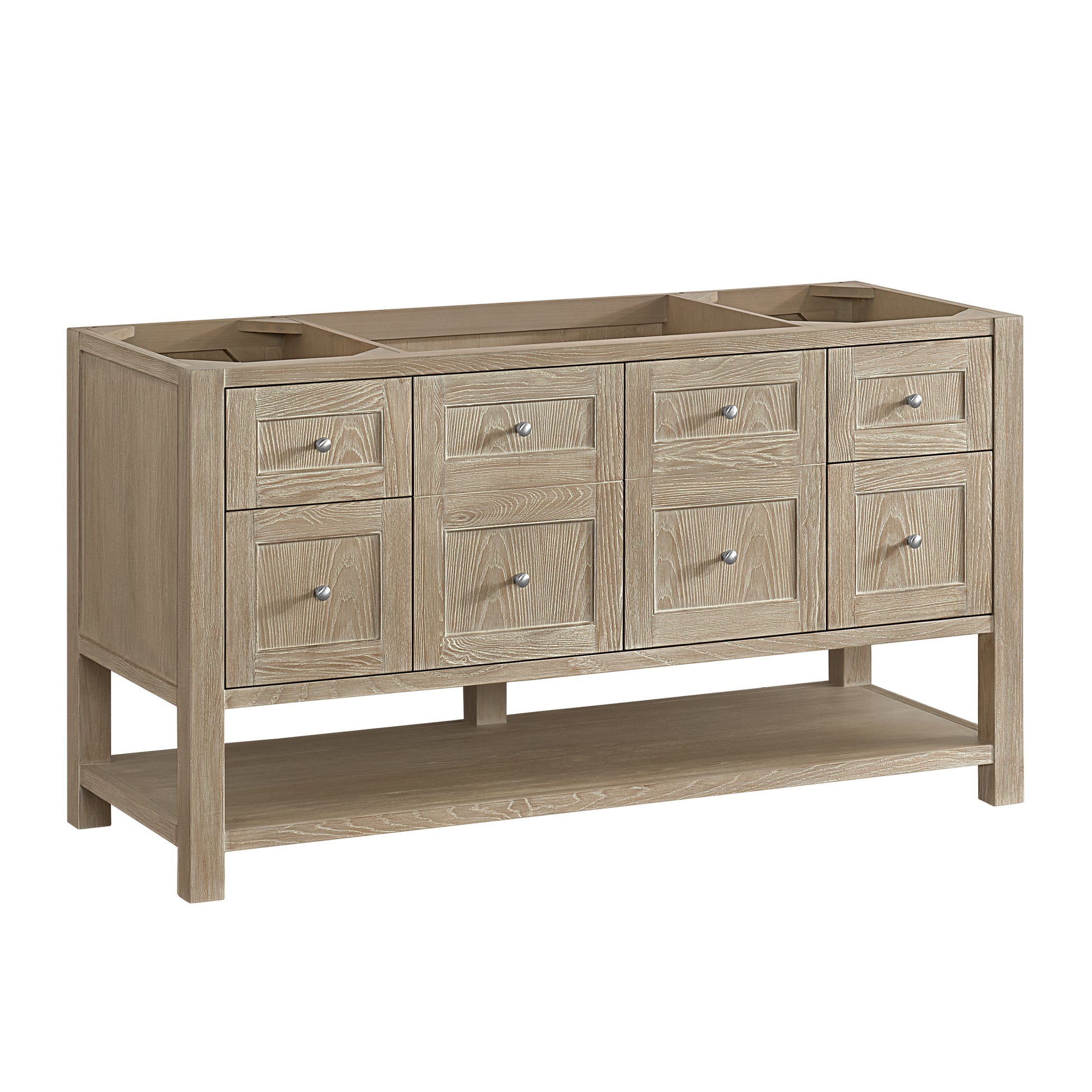 James Martin Breckenridge 60" Single Vanity Cabinet with Built-in USB/120V Power Outlet