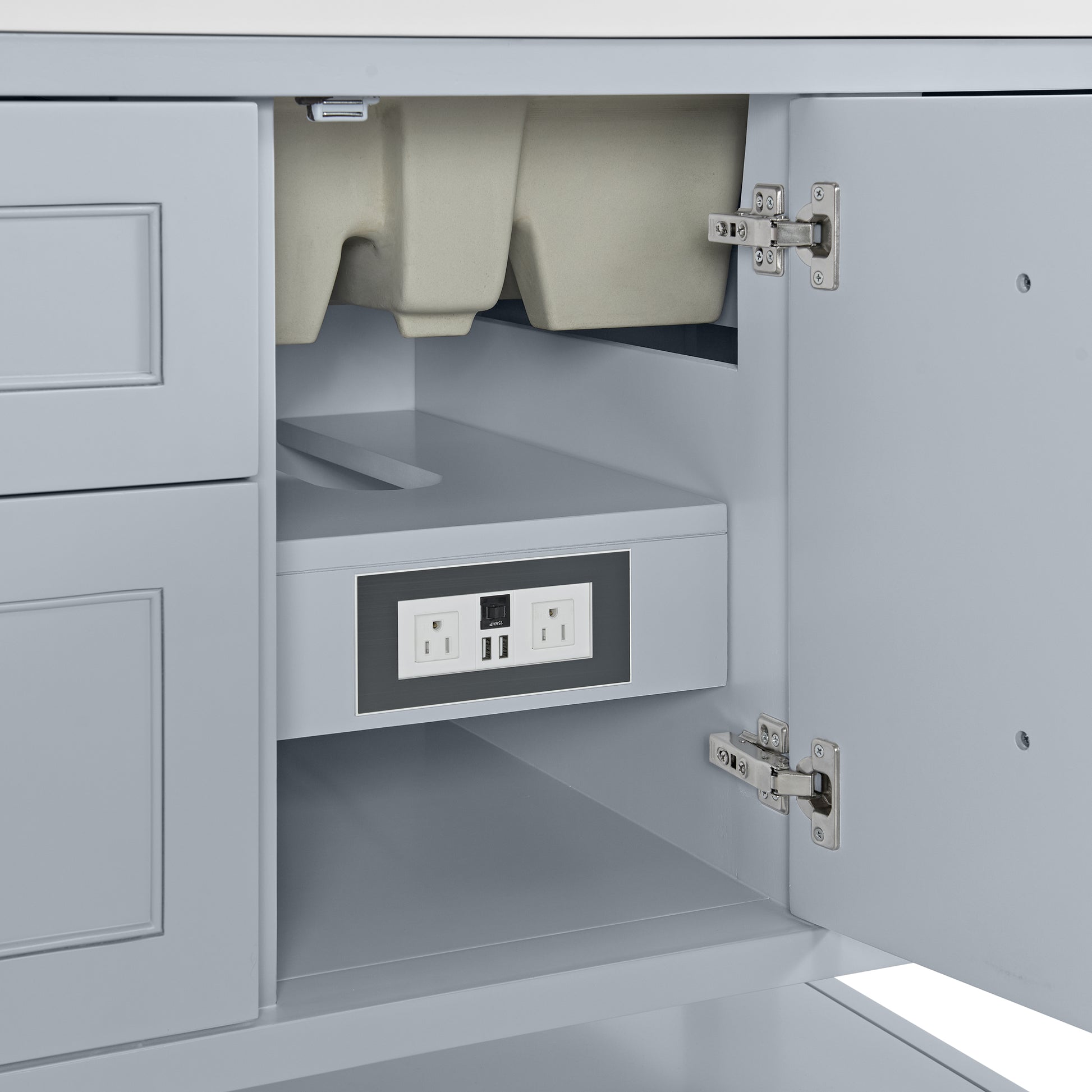 James Martin Breckenridge 72" Double Vanity, Serenity Blue