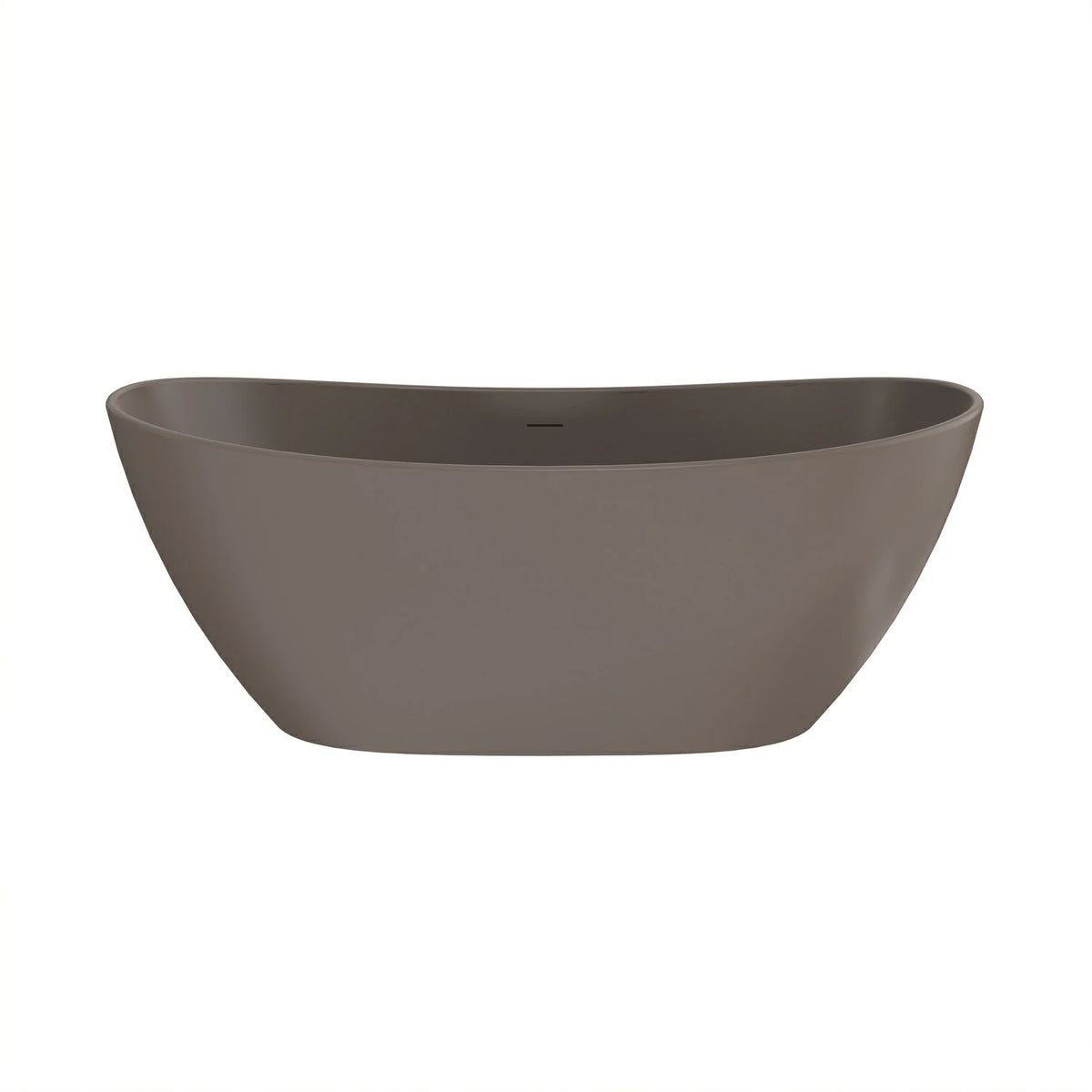 65" Artificial Stone Solid Surface Freestanding Bathtub for Bathroom
