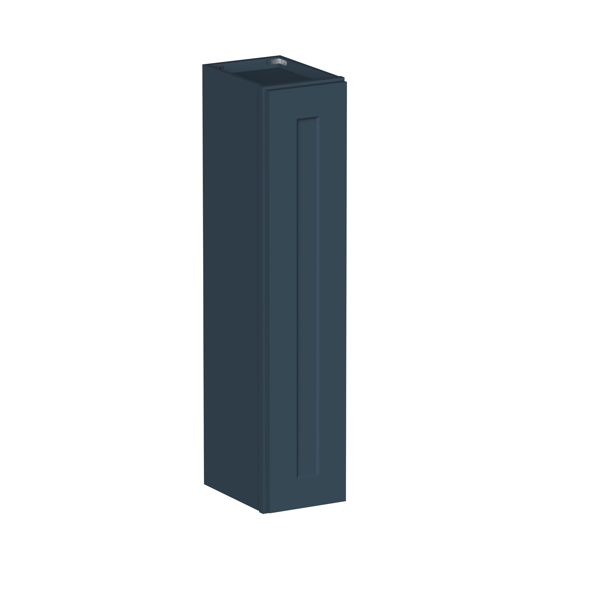 Cyber Grey RTA 9"-21"W x 12"D x 30"-42"H 15-Size Standard Wall Cabinet with Door and Shelves