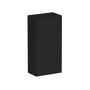 Slim Ebony Black Shaker RTA 24"-36"W x 30"/36"/42"H x 12"D 15-Size Standard Wall Cabinet with 2 Doors