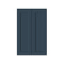 Cyber Grey RTA 24"-36"W x 12"D x 30"-42"H 15-Size Standard Wall Cabinet with 2 Doors and Shelves