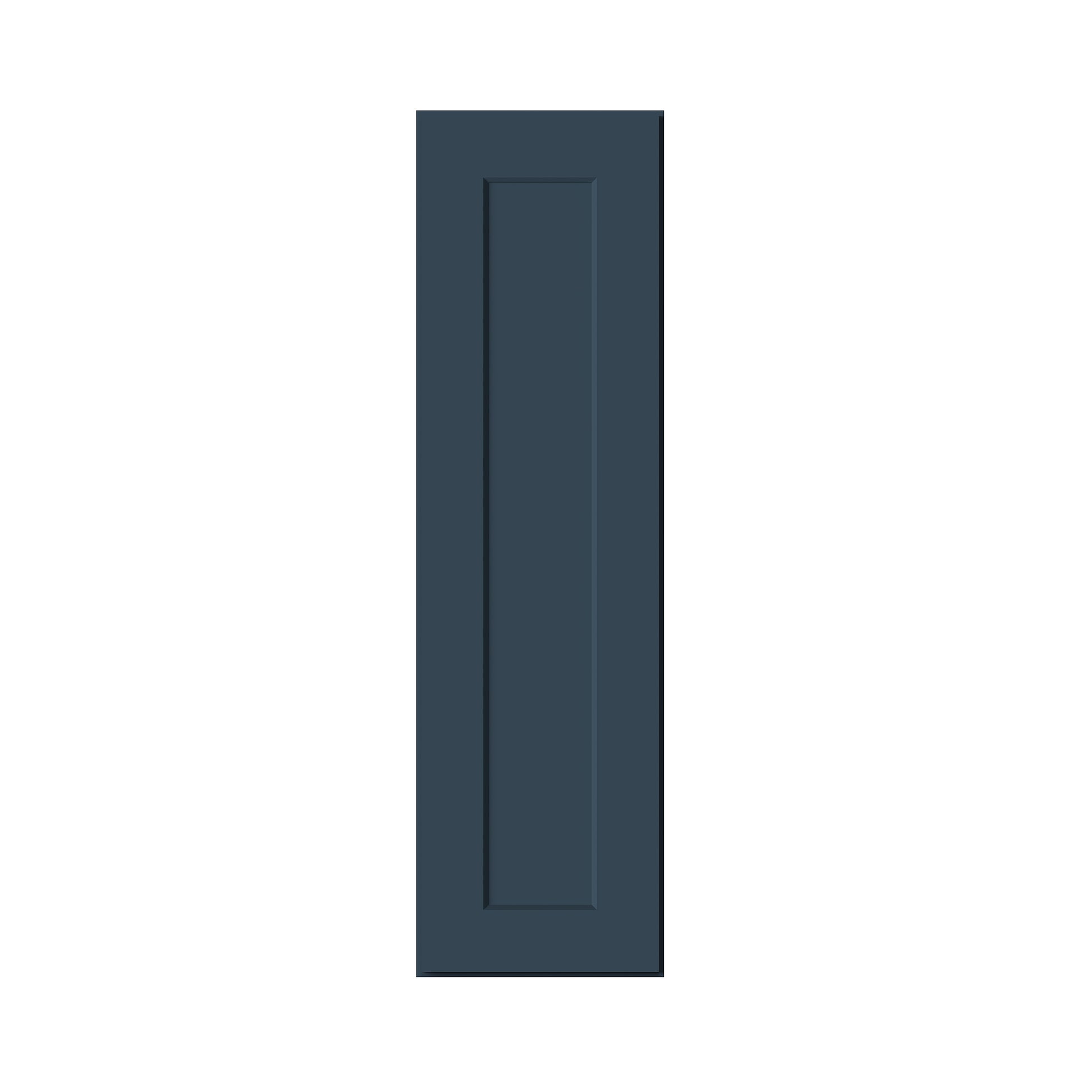Cyber Grey RTA 9"-21"W x 12"D x 30"-42"H 15-Size Standard Wall Cabinet with Door and Shelves