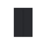 Slim Ebony Black Shaker RTA 24"-36"W x 30"/36"/42"H x 12"D 15-Size Standard Wall Cabinet with 2 Doors